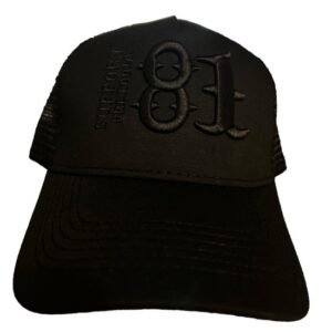 Support 81 Cap Black on Black