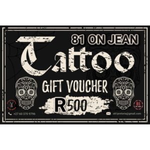 81 on Jean R500 Tattoo Voucher
